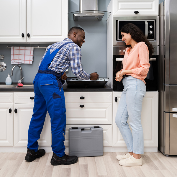 can you provide an estimate for cooktop repair before beginning any work in Gilson